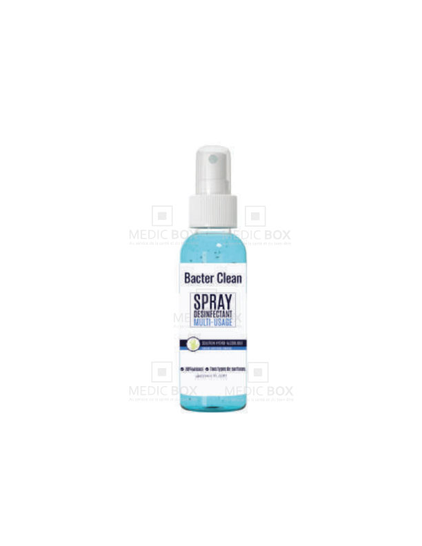 Spray désinfectant mains et surfaces Bacterclean® - Flacon de 100