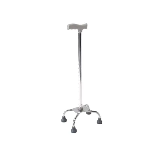 عصا مشي رباعية الأرجل قابلة للتعديل على شكل حرف T