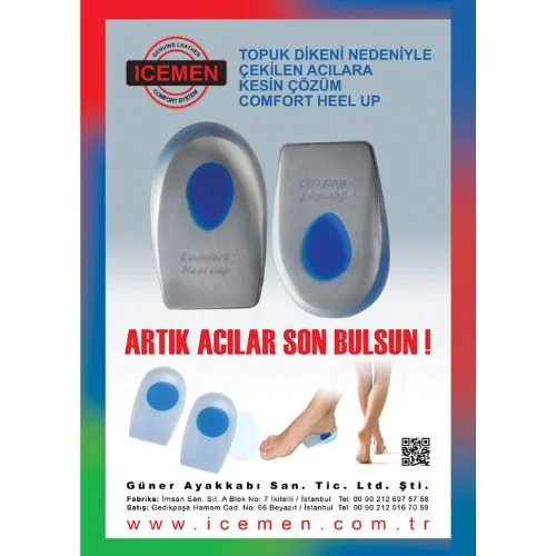 TALONNETTE 100% SILICONE COUSSINETS EN GEL HOMME