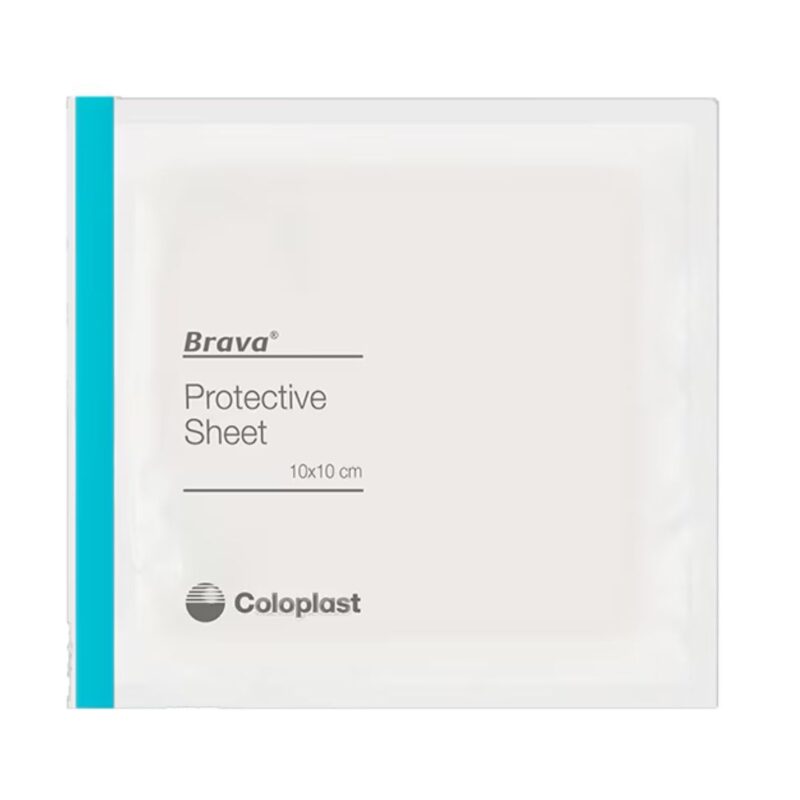 Brava Protective Sheet, Coloplast, protection peau péristomale, stomie, irritation, macération, confort, absorption, facile à utiliser