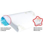 Images de haute qualité de l'oreiller en mousse à mémoire de forme avec gel refroidissant