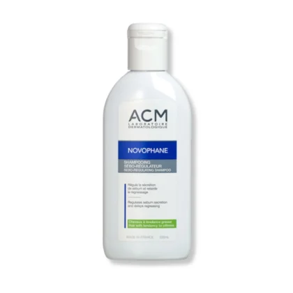 NOVOPHANE Shampoing Sébo-Régulateur Cheveux Gras 200 ML ACM