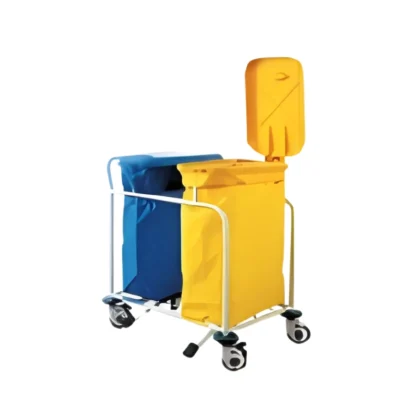 CHARIOT DOUBLE BAC A LINGE SALE / DECHETS