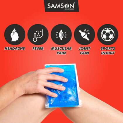 Présentation du produit Poche de gel froid disponible avec les tailles S | L, de la marque Samson en Algérie.