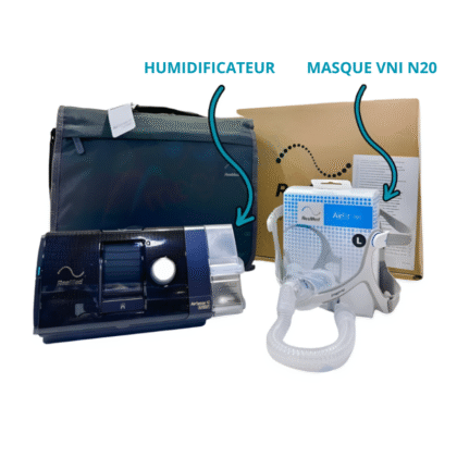Pack ResMed S10 Apnée du Sommeil - Masque VNI N20