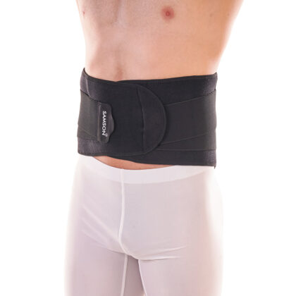 Présentation du produit Ceinture Sacro Lombairedisponible avec les tailles S. M. L/XL. XXL 3XLAXL, de la marque Samson en Algérie.