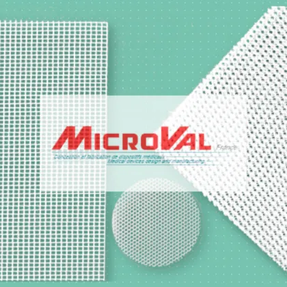 Microval plaque d’éventrations 2D Implant Polypropylène