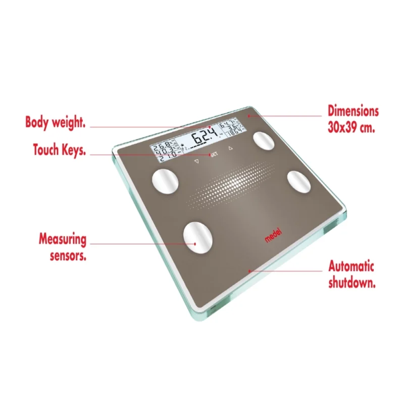 Pèse-Personne Électronique Medel Scales Diagnostic XXL 200 kg – Image 2