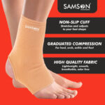 Présentation du produit Chevillère à contentiondisponible avec les tailles S, M, L, XL, XXL, de la marque Samson en Algérie.