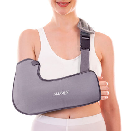 Présentation du produit Écharpe de bras porte-plâtre (BAGGY)disponible avec les tailles S, M, L/XL, XXL, de la marque Samson en Algérie.