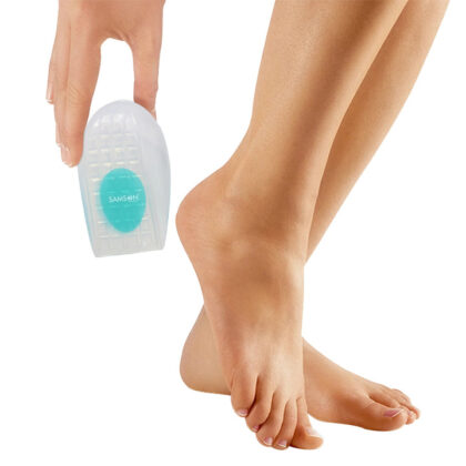 Présentation du produit Talonnette en silicone anti-épinedisponible avec les tailles S, M, L, XL, de la marque Samson en Algérie.