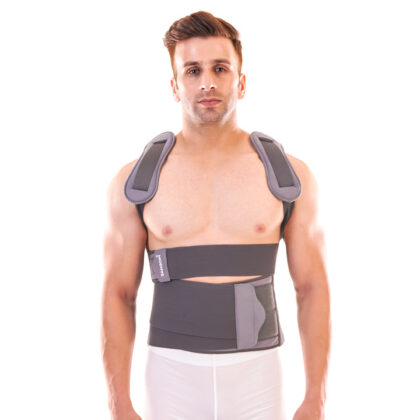 Présentation du produit Corset Dorsolombairedisponible avec les tailles S, M, L, XL, XXL, de la marque Samson en Algérie.