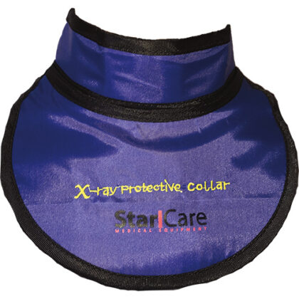 Caches thyroïde plombés 0.5mm Starcare, discrets et protecteurs, conçus pour bloquer efficacement les rayons X, gamma et bêta. Garantis confortables et de qualité.