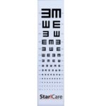 Échelle optométrique Starcare : instrument d'examen de la vue, design simple et robuste, idéal pour les patients sans alphabétisation. Présente des graduations claires et un format ergonomique pour une utilisation facile et précise. #santévisuelle #optométrie