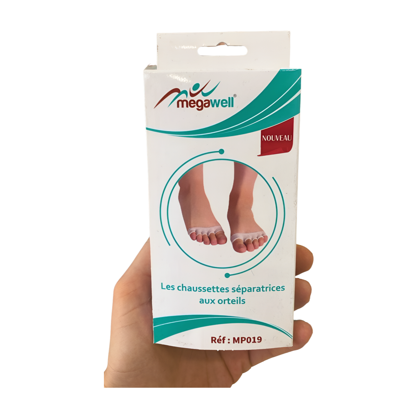 Chaussettes Séparatrices aux Orteils - Megawell