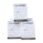 Kit d'inhalation Rossmax N5 : appareil complet pour aérosol, aux matériaux de qualité et au design ergonomique, conçu pour une inhalation douce et efficace, idéal pour les personnes souffrant d'asthme ou de bronchite.