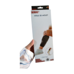 Attelle de mollet Berbas (BR264) : Attelle de couleur [couleur de l'attelle] couvrant le mollet et la cheville, avec des sangles réglables [type de sangles, ex: Velcro] pour un maintien personnalisé. Conçue pour offrir soutien et stabilité, elle est présentée [position de l'attelle, ex: sur une jambe, à plat] et visiblement confortable.