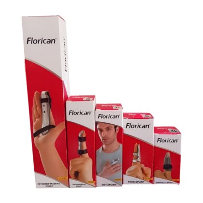 Attelle lombaire Florican FC 4185, couleur [couleur de l'attelle], présentée sur un fond [couleur du fond]. L'attelle est conçue pour le bas du dos, avec des baleines rigides et des sangles réglables. Elle semble offrir un maintien ferme et confortable.