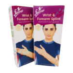 Attelle de poignet et avant-bras Flamingo OC 2016, modèle XL/2XL, en tissu respirant. L'attelle est conçue pour offrir soutien et mobilité pour les affections telles que les tendinites et le canal carpien.