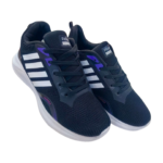 Basket orthopédique pour femme, couleur noire. Design décontracté avec une semelle ergonomique et un soutien de la voûte plantaire. Disponibles des pointures 36 à 41.