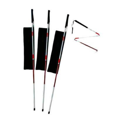 Canne blanche KJT 920, ergonomique et antidérapante, conçue pour la sécurité et l'autonomie des personnes ayant une déficience visuelle ou des seniors. La canne est présentée [Décrire brièvement l'aspect visuel principal : par exemple, "avec un manche ergonomique en plastique blanc et une base stable", "avec une poignée profilée et une base métallique robuste"]. #canneaveugle #mobilité