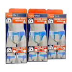 Ceinture orthopédique bilatérale Panarthro (C.H.I.A.B) de taille standard, conçue pour le soutien et le confort en cas de hernie inguinale. La ceinture est visiblement ajustable et possède un design bilatéral pour une compression uniforme. Elle est présentée comme un dispositif médical visant à réduire la douleur et prévenir les complications. #hernieinguinale #soulagement #santé