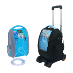 Concentrateur portable d'oxygène Nd KSM-5P, compact et discret, permettant une utilisation mobile.