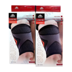 Cuissarde de soutien Sibote ST-7215, visiblement noire, conçue pour la cuisse et le genou. Elle semble fabriquée dans un matériau élastique et respirant. La cuissarde a une forme anatomique ajustée et est présentée sur un fond neutre, mettant en évidence sa structure et sa taille. Elle est destinée à apporter soutien, confort et mobilité.