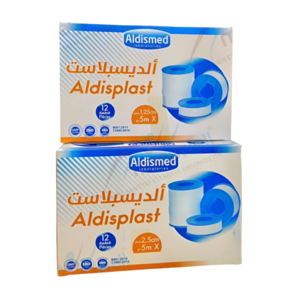 Boîte de 12 sparadrap en acétate de soie Aldismed ALD200. Petits sparadrap discrets, de couleur transparente, avec un dévidor intégré pour une application facile. Conçus pour les petites coupures et éraflures.