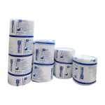 Fix-Pad Ouate Orthofix : pansements fixés de manière douce et sécurisée grâce à de l'ouate hypoallergénique et un adhésif puissant. Disponibles en sacs de 16 ou en colis de 72.