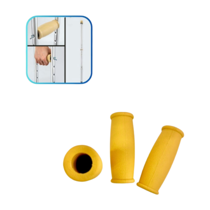 Soutien de poignet ergonomique (Medicina Poignet MP-H5) conçu pour une utilisation avec une béquille. Le produit est de taille standard et semble respirant, destiné à réduire douleurs et tensions au niveau du poignet.