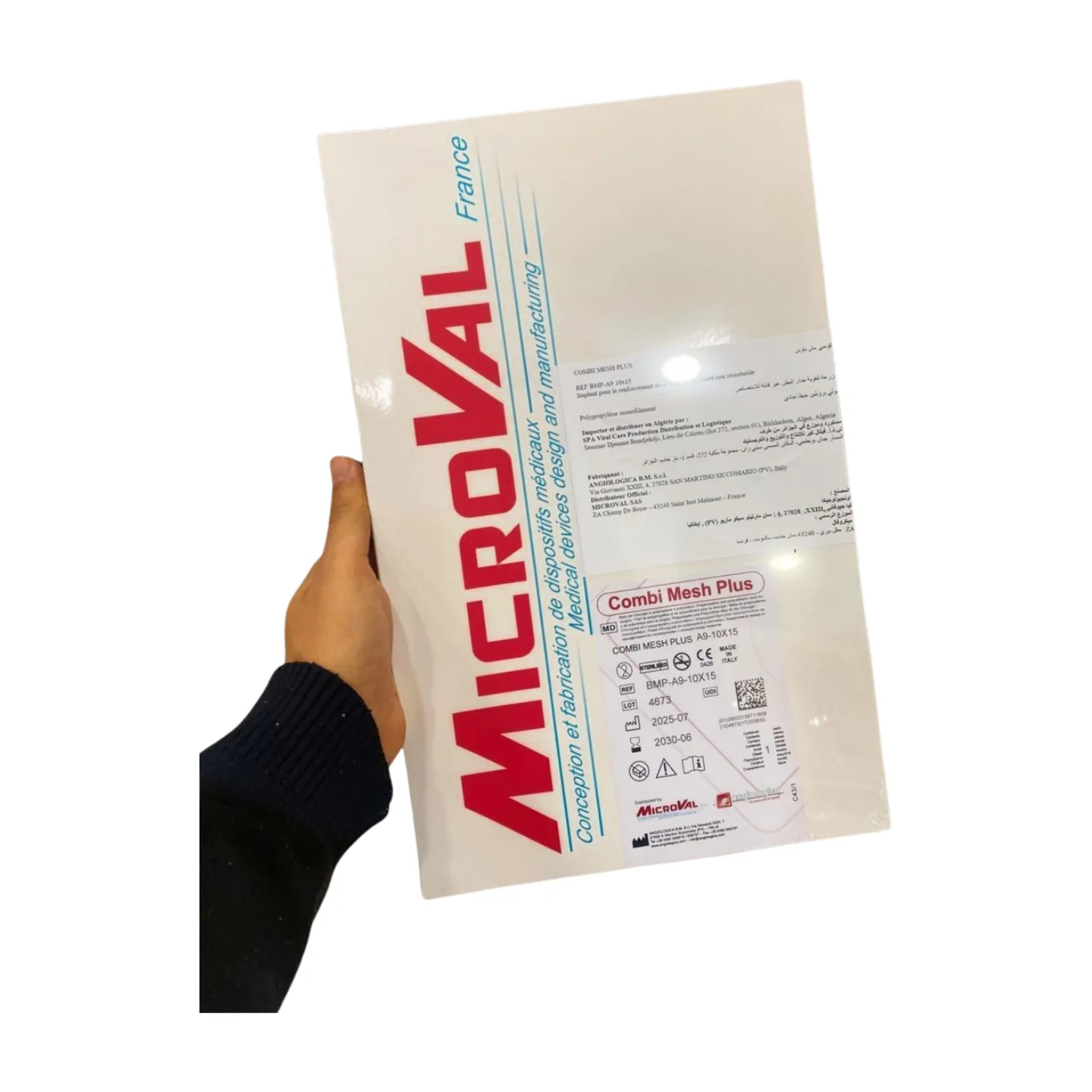 Microval Combi Mesh 10×15 Implants - Microval
