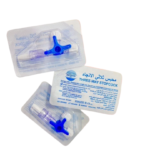 Robinet à 3 Voies Bleu - Decomed - MedicBox Algérie
