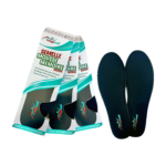 Semelle intérieure en mousse mémoire Megawell MS104, disponible en tailles 37 à 39. Semelle blanche, épaisse, offrant un amorti et un soutien personnalisés pour les pieds.