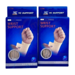 Serre-poignet Yc 3798, taille standard, en tissu respirant. Conçu ergonomiquement pour offrir soutien et confort au poignet. Facile à enfiler, il est idéal pour soulager les symptômes de tendinites, du canal carpien ou pour un usage sportif.