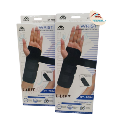 Serre-poignet Sibote ST-7094, discret et léger, pour un soutien quotidien. Conçu pour soulager les douleurs, entorses et favoriser la récupération. Facile à enfiler et à utiliser. [Hashtags : #SoutienPoignet #Sibote]