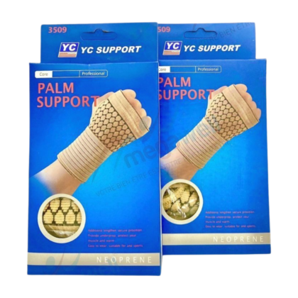 Serre-poignet Yc 3509, taille standard, en tissu respirant, présenté [Décrire brièvement l'apparence du serre-poignet : couleur, forme, présence éventuelle de logo, texture, etc. Par exemple : "en bleu marine et lisse", "avec un logo discret", "de couleur gris clair et texturé"]. Conçu pour le soutien et le confort quotidien, idéal pour l'activité sportive, la récupération ou le soulagement de douleurs légères au poignet. #poignet #soutien