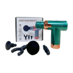 Pistolet facial intelligent Nd JY 760 : appareil de soin de la peau blanc et élégant, muni d'une poignée ergonomique et d'une tête de traitement. Il est présenté sur un fond neutre.