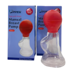 Tire-lait manuel en verre avec poignée ergonomique. Design simple et élégant, idéal pour l'allaitement.