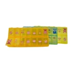 Pilulier Berbas, 14 compartiments, de couleur [Couleur du pilulier], avec des divisions claires pour chaque jour et heure de prise de médicaments. Design pratique et sécurisé pour faciliter l'organisation et l'observance thérapeutique.