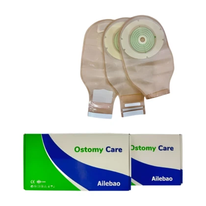 Poche colostomie Ailebao 70mm STD : pochette discrète et confortable, conçue pour la gestion des effluents. Matériaux hypoallergéniques.