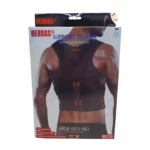 Support dorsal discret Berbas BR155, conçu pour améliorer la posture et soulager les douleurs au dos et aux épaules. Le produit, visible sur l'image, est un support ergonomique respirant, disponible en différentes tailles et visant à prévenir les troubles musculo-squelettiques (TMS).