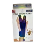 Attelle Berbas BR204 : Attelle de doigt réglable, soutien bidirectionnel, couleur [indiquer la couleur si visible sur l'image, ex: bleu clair], conçue pour soulager la douleur, l'inflammation et les blessures.