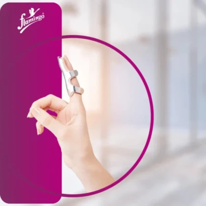 Attelle Doigts Grenouille - Flamingo