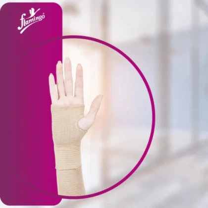 Gant Tubulaire au Poignet - Flamingo
