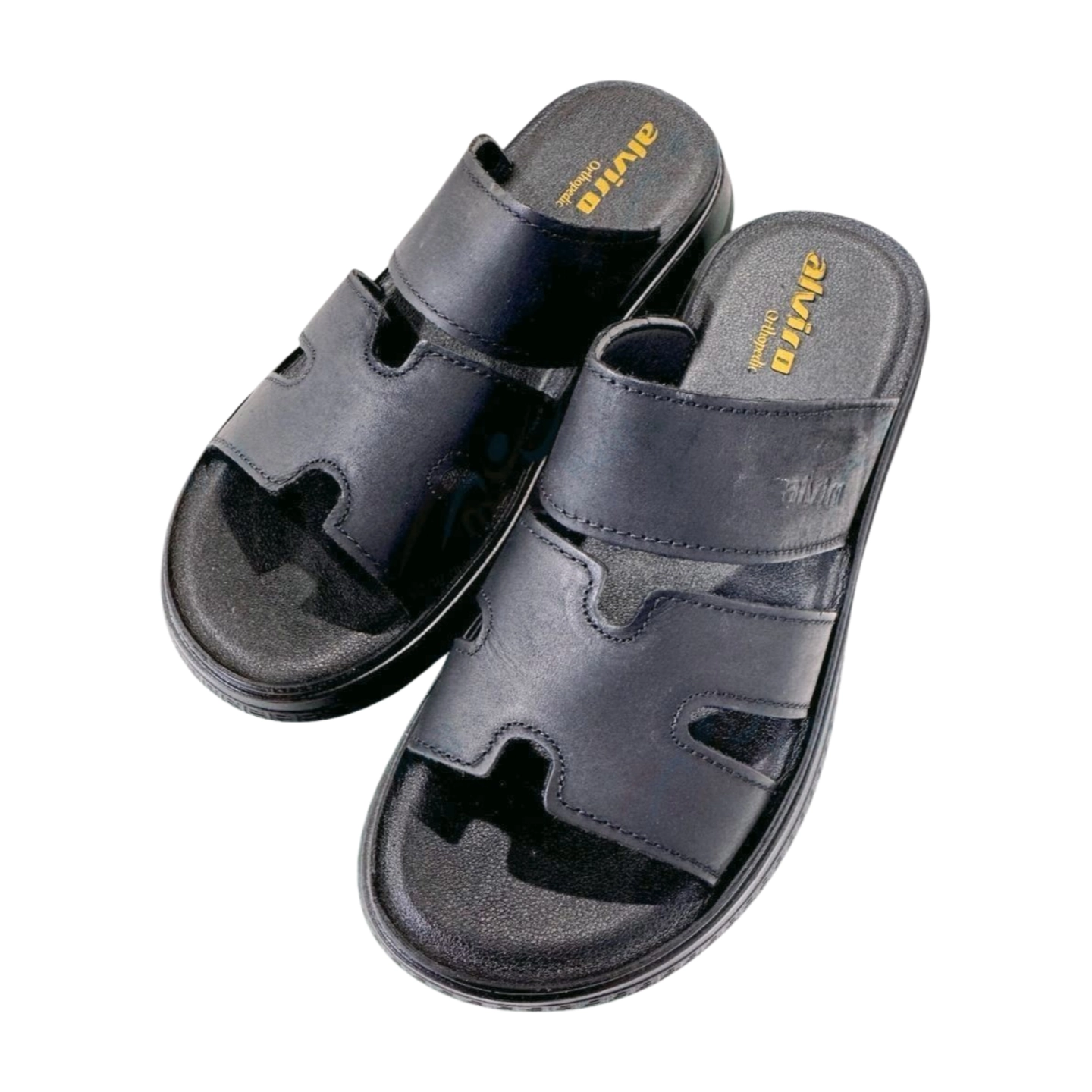 Sabot homme ouvert noir « black » - Alviro - MedicBox Algérie
