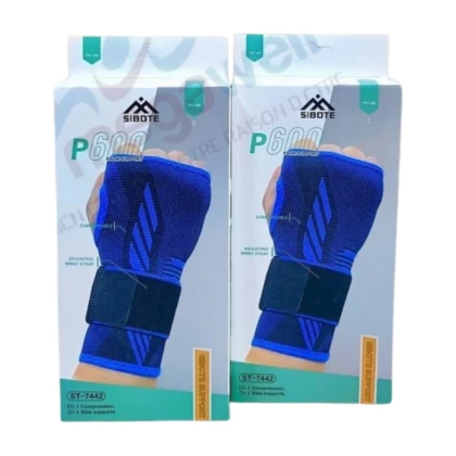 Serre-poignet Sibote ST-7442, couleur [Couleur visible sur l'image], conçu pour le soutien universel du poignet. Le serre-poignet est fabriqué dans un matériau respirant et présente une forme ajustée. Il est idéal pour le sport, le travail ou un usage quotidien.