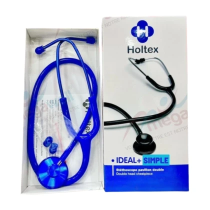 Stéthoscope Holtex DH7081_R : Stéthoscope médical avec pavillon simple en métal, idéal pour l'auscultation. Design classique et ergonomique, adapté aux professionnels de santé et aux particuliers.