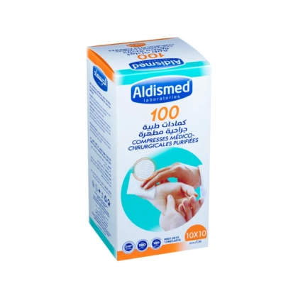 Compresses Purifiées  (Boîte/100)  - Aldismed