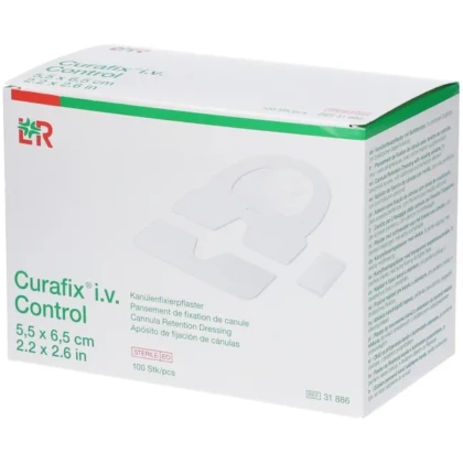 LR Curafix I.V. Control Pansement de Fixation 5.5x6.5cm - Lr